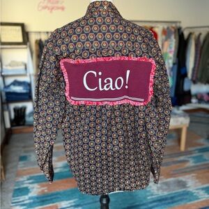 Upcycled Flannel w/ Vintage Graphic Tee Back Patch – Reworked Shirt